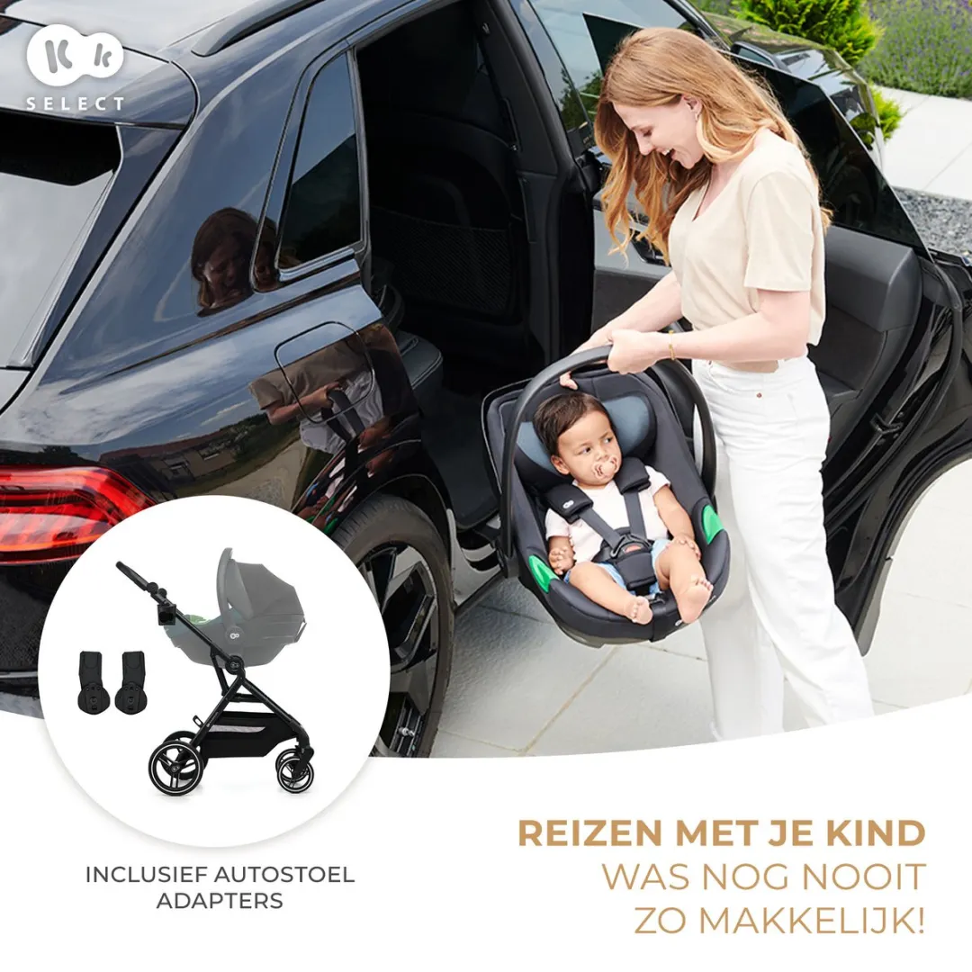 KinderKraft YOXI Kinderwagen - Lichtgewicht Grijs