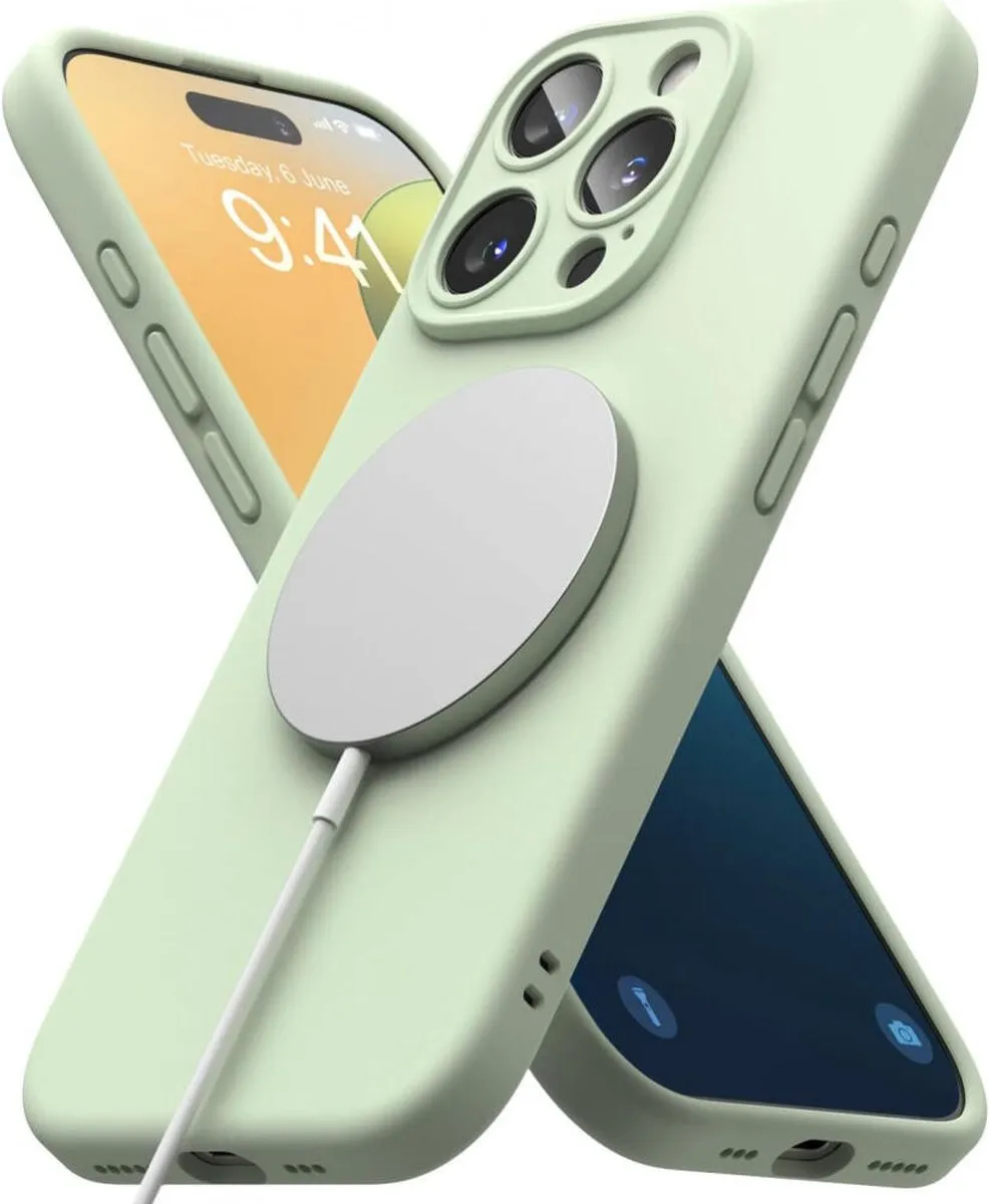 Ringke Silicone MagSafe Hoesje RICSI-AP-IP16PM-MGC-MGN
