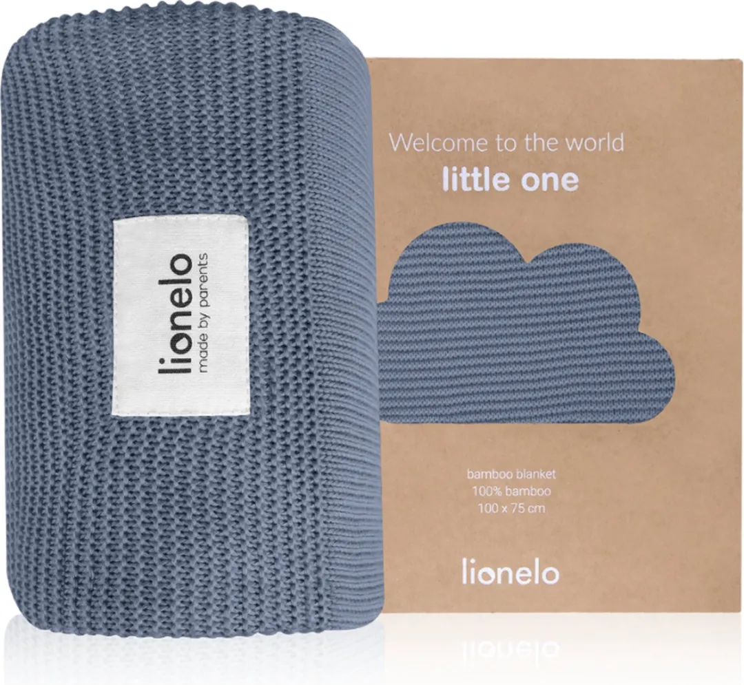 Lionelo Bamboo Blanket Deluxe Babydeken 100x75cm - Muntgroen