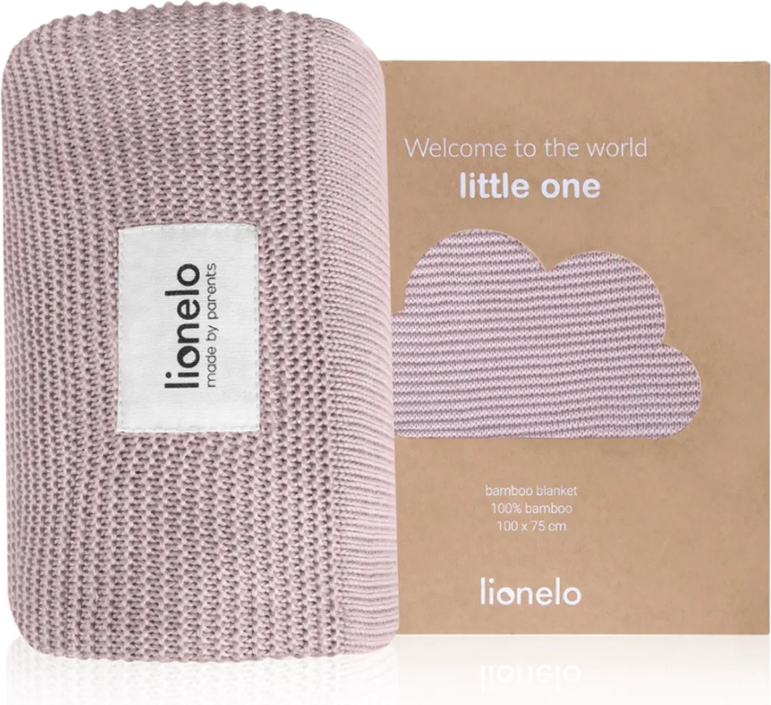 Lionelo Bamboo Blanket Deluxe Babydeken 100x75cm - Muntgroen