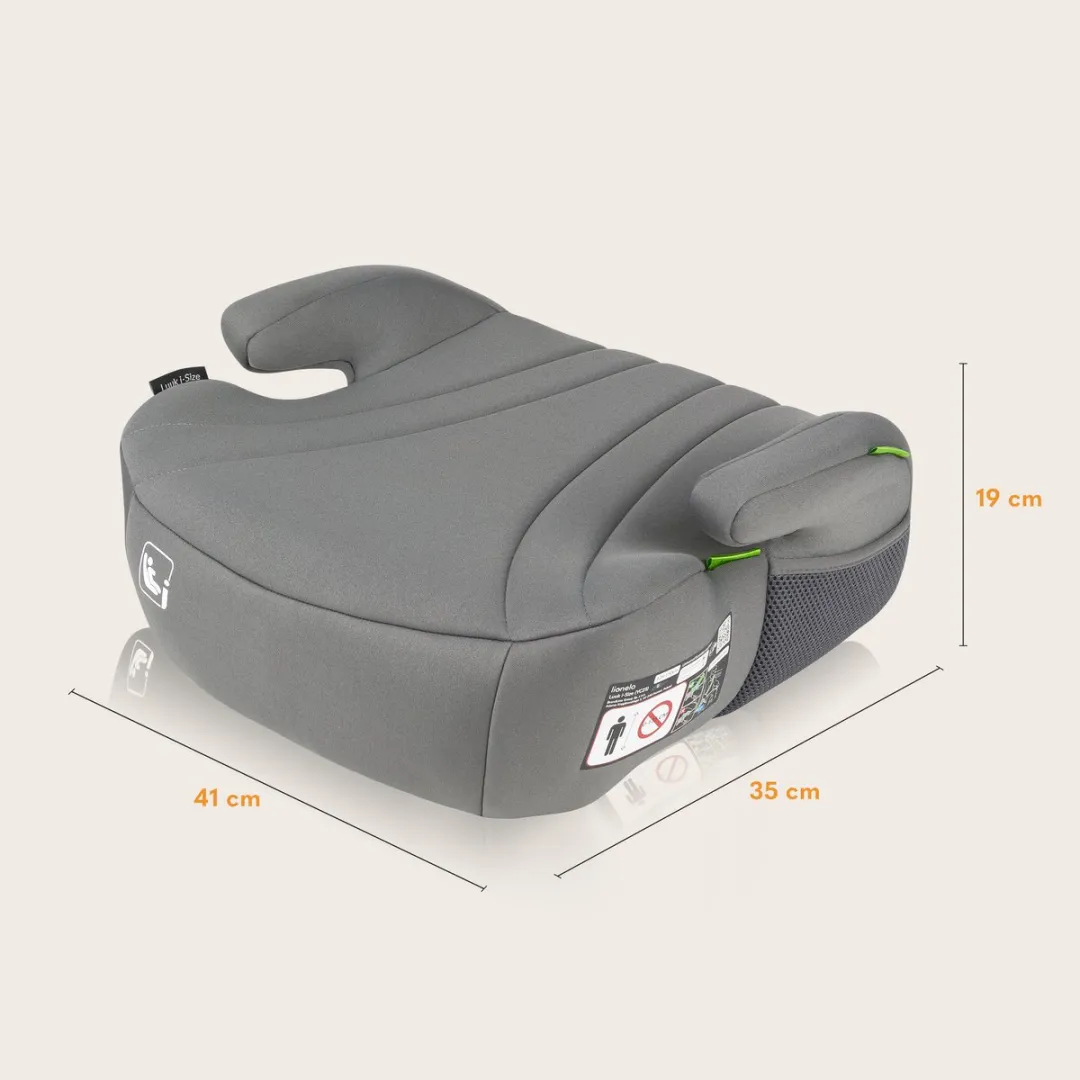 Lionelo Luuk i-Size Zitverhoger Auto 6-12 Jaar - Zwart - afbeelding 6 van 6