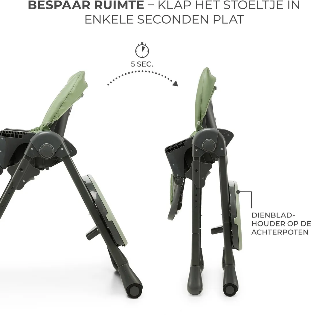 KinderKraft TUMMIE 2-in-1 Kinderstoel - Groente