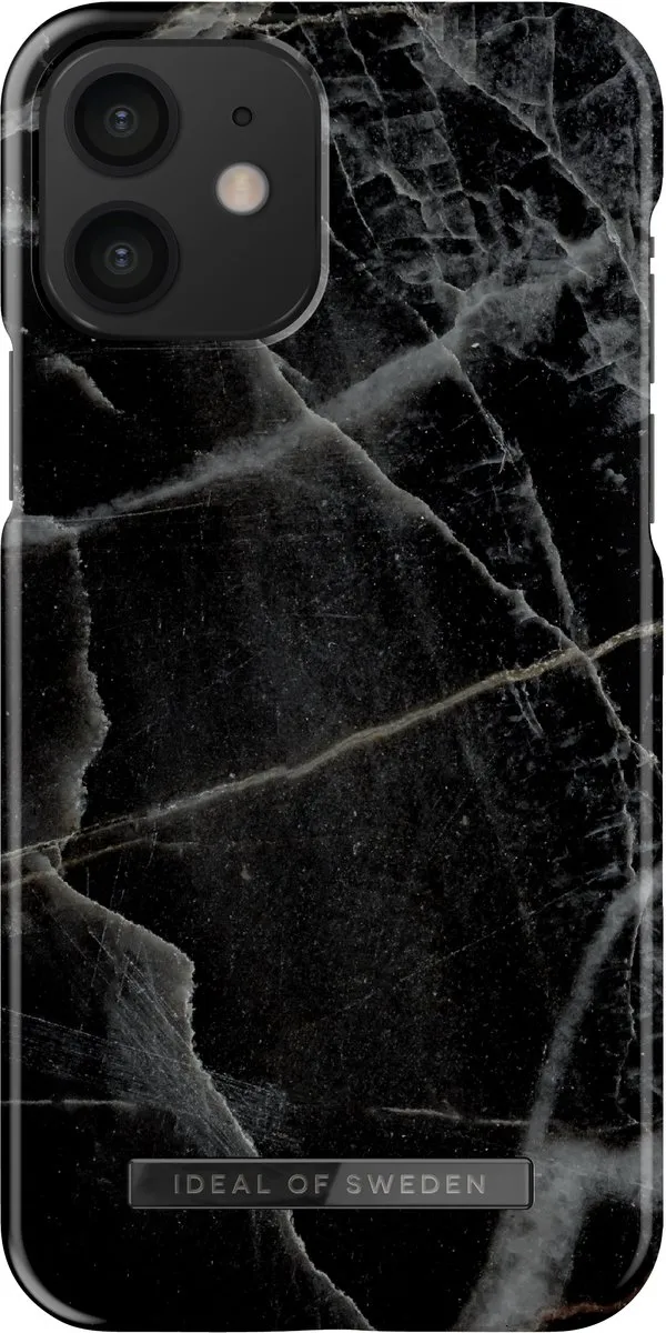 iDeal of Sweden iPhone 12/12 Pro Hoesje Black Thunder Marble - IDFCAW21-I2061-358 - afbeelding 2 van 6
