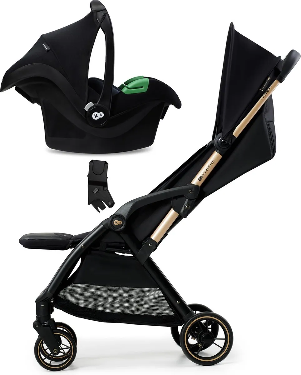 KinderKraft APINO Universele Adapters - 1 Paar - Zwart