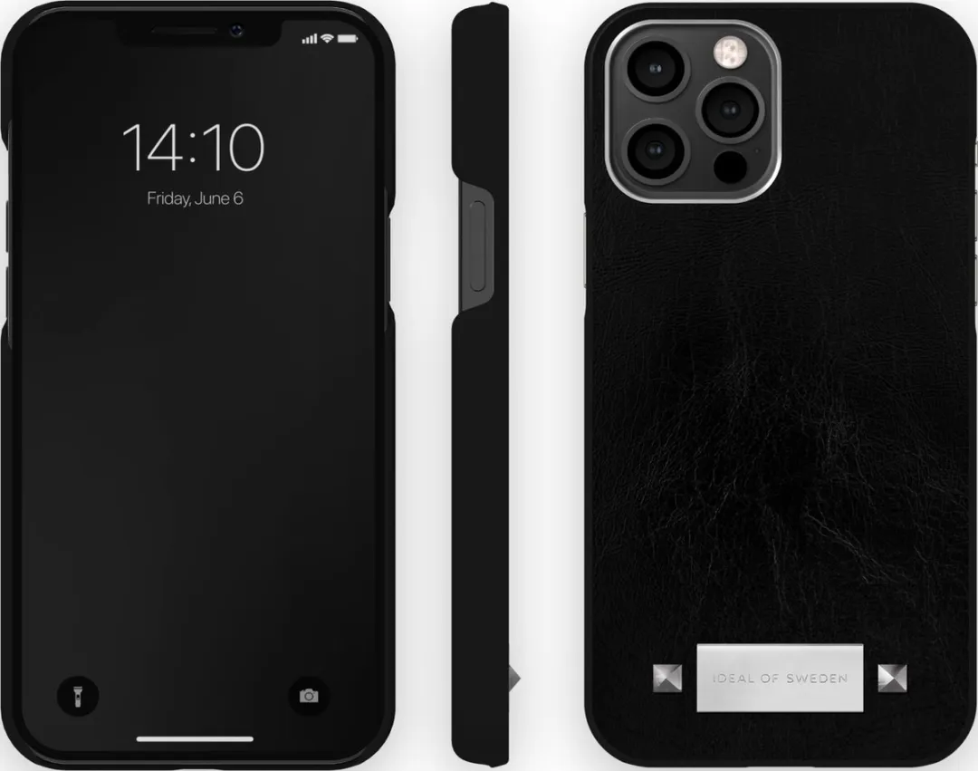 iDeal of Sweden Atelier Case iPhone 12 Pro Max - IDSACPT21-I2067-374 - Platinum Black - afbeelding 3 van 4