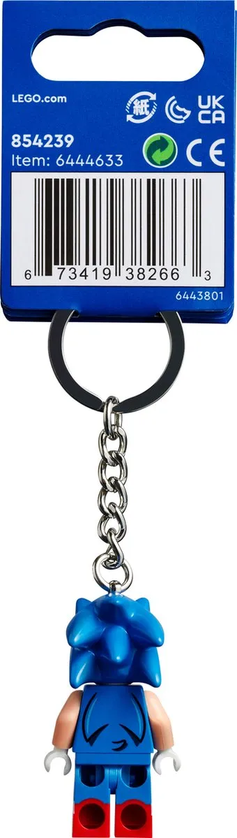 LEGO Sonic the Hedgehog Sleutelhanger - Blauw