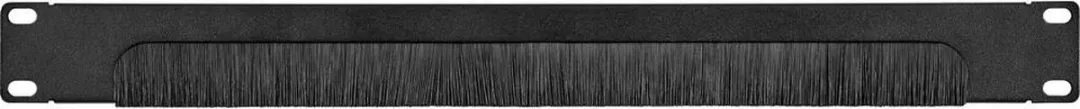 Renkforce RF-3429142 Afdekking met borstels 19" - 1 HE - Zwart