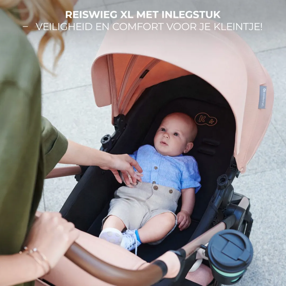 KinderKraft MOOV 2 3-in-1 Kinderwagen - Zwart