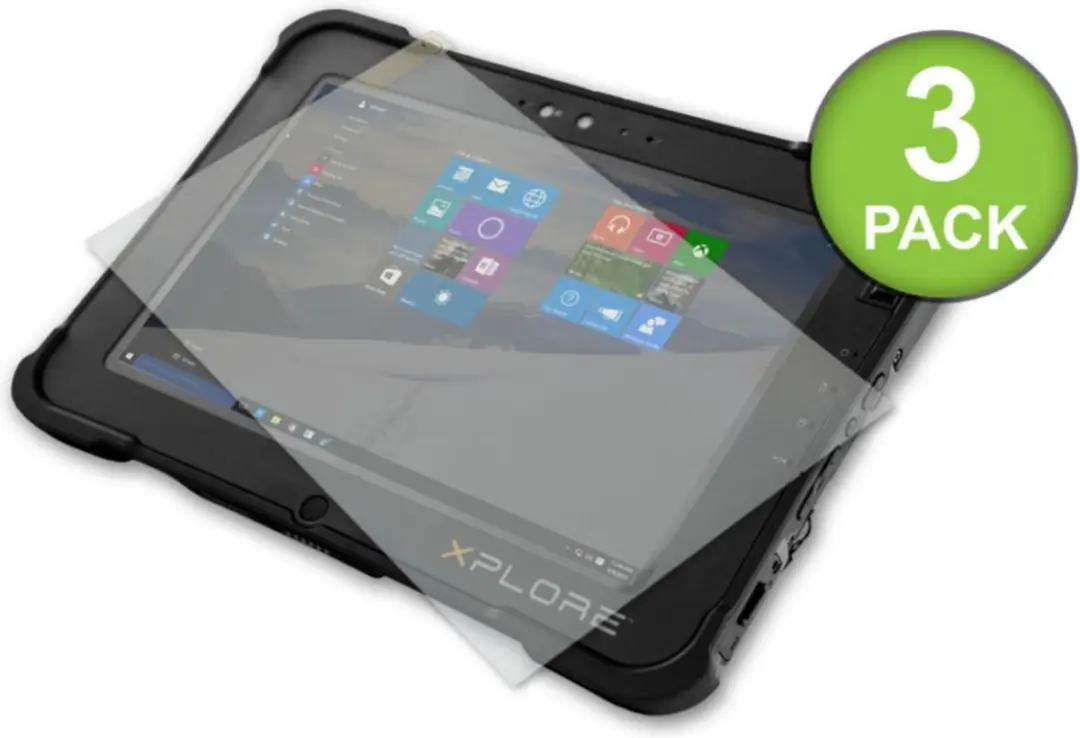 Zebra R12 Serie 400013 Screen Protector - 3 Stuks - Zwart