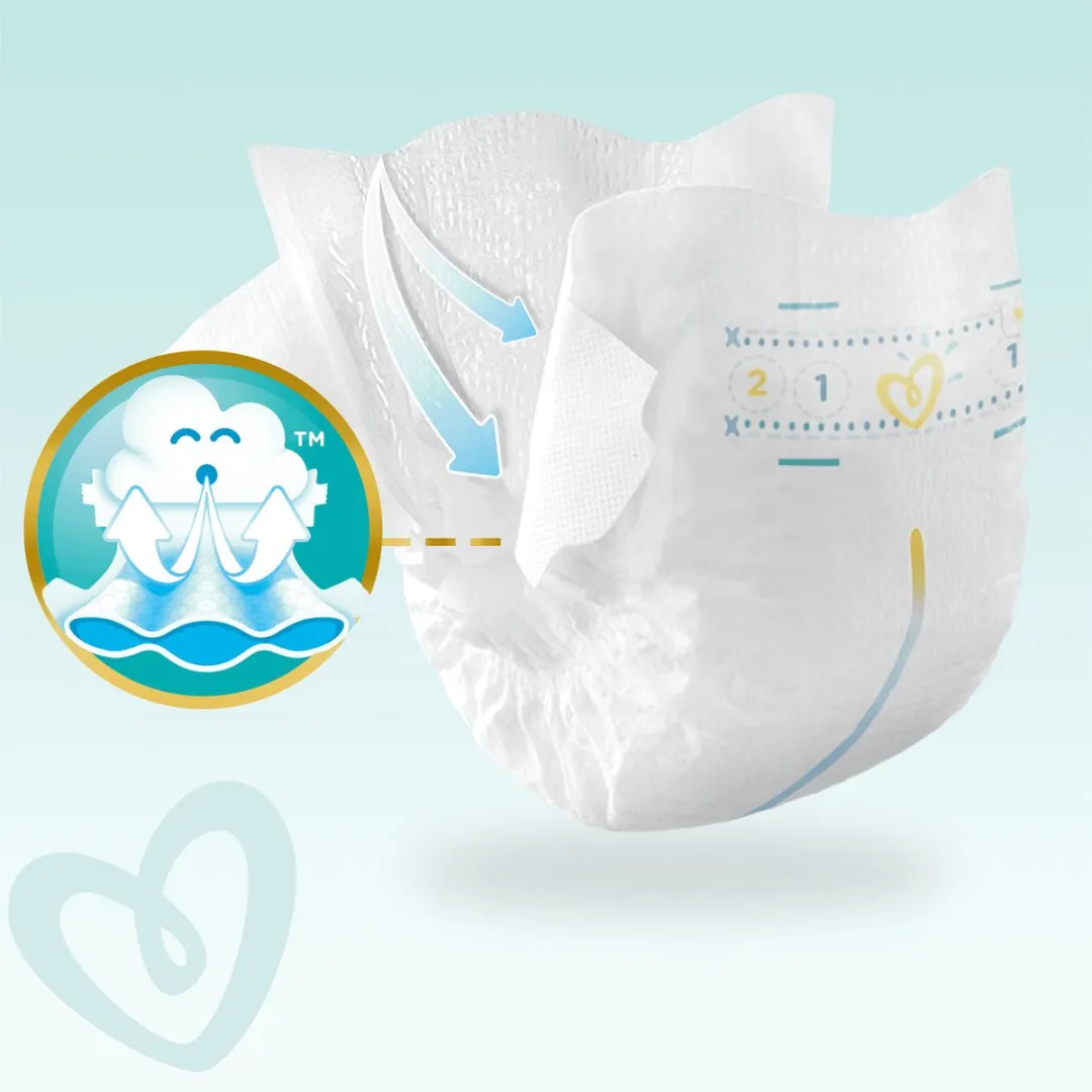 Pampers Premium Protection Maat 0 Luiers - 24 Stuks