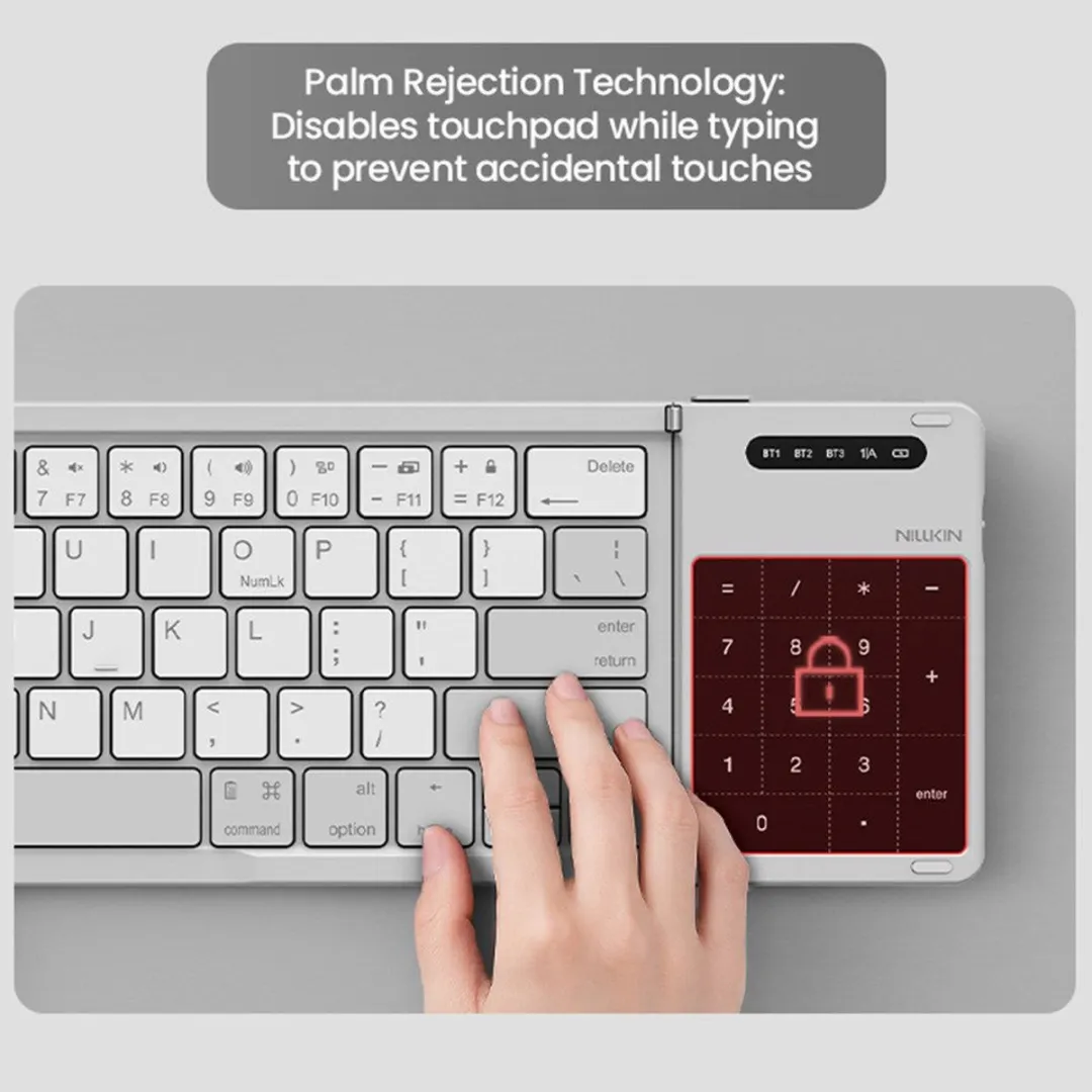 Nillkin Cube Pocket Toetsenbord - Grijs