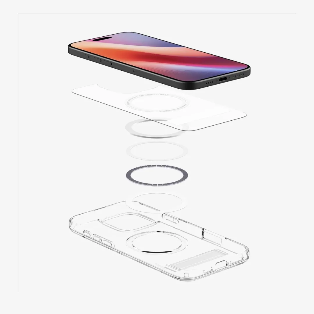 Spigen Slim Armor Essential S MagFit ACS08035 Hoesje - iPhone 16 Pro Max - Transparant
