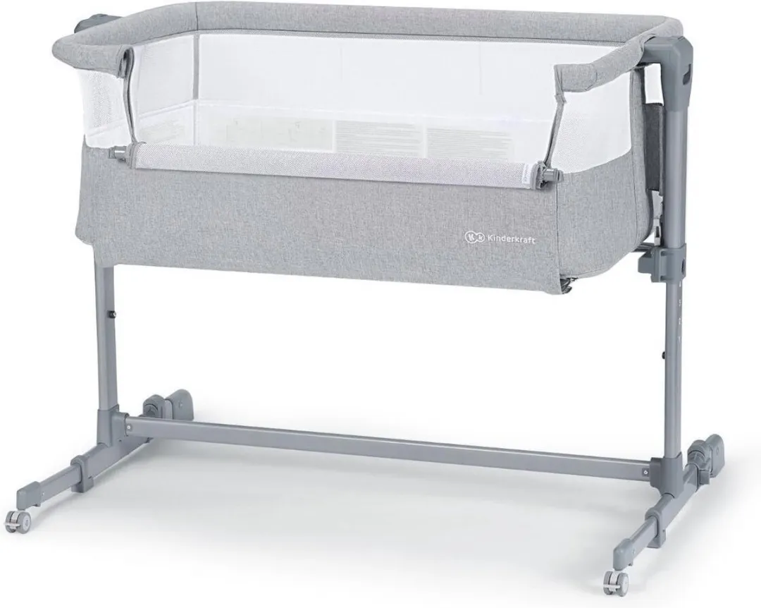 KinderKraft NESTE AIR Babybedje 2in1 Cosleeper - Grijs