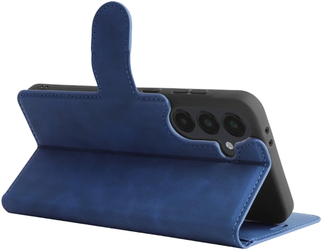 Just in Case Cazy Hoesje Samsung Galaxy A36/A56 - 4 Pasjes - Blauw
