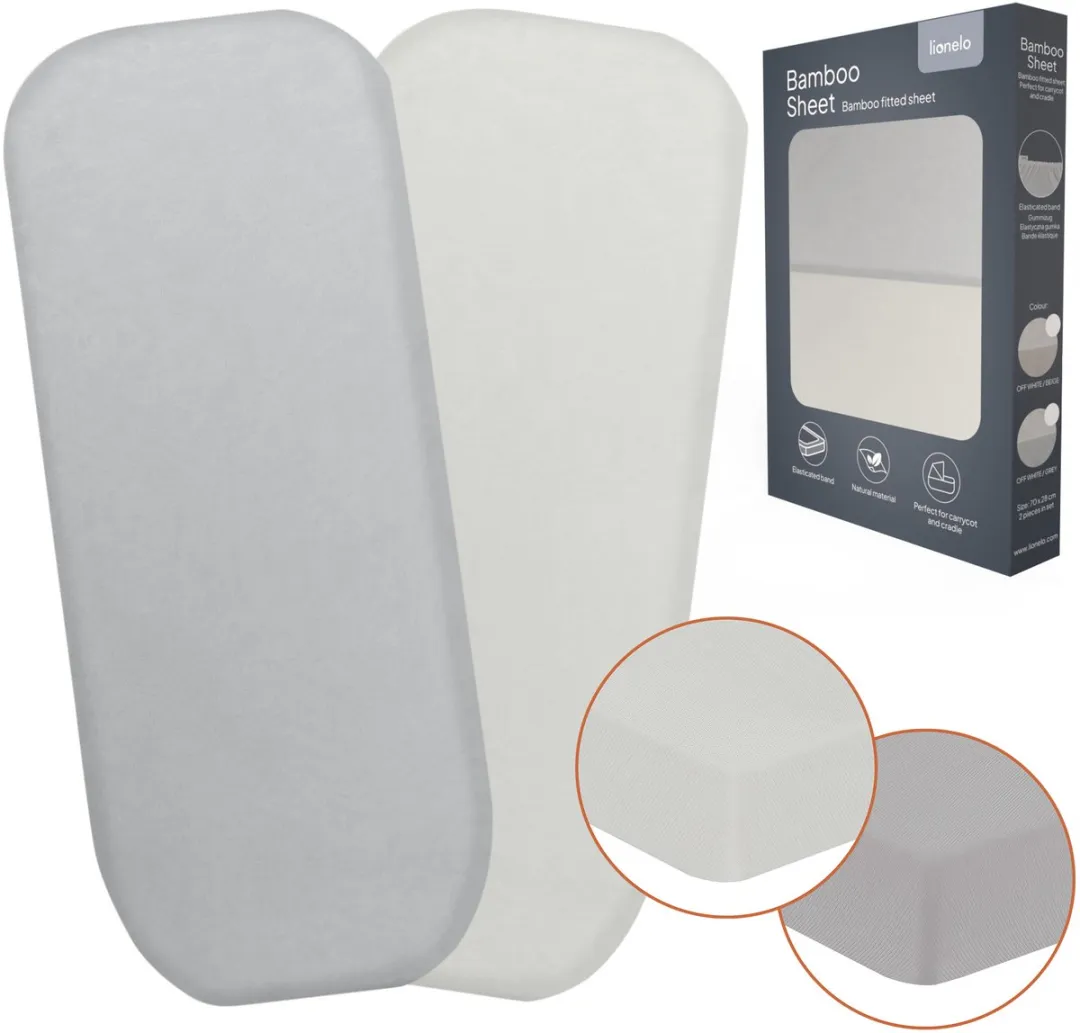 Lionelo Bamboe Lakenset 2-delig 70x28cm