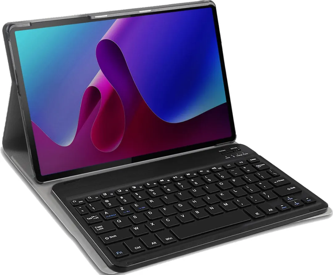 Just in Case Cazy Tablethoes Lenovo Tab P11 Gen 2 - AZERTY Toetsenbord - Zwart