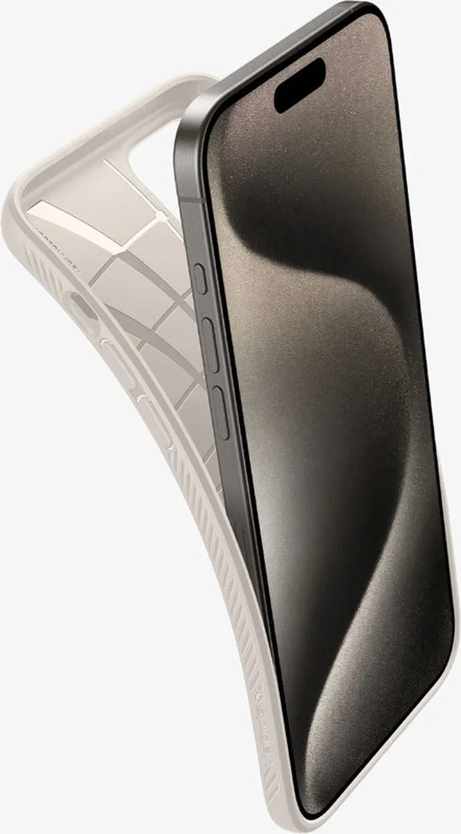 Spigen Liquid Air Hoesje iPhone 15 Pro - Natuurlijk - Titanium - 8809971221061 - afbeelding 3 van 6