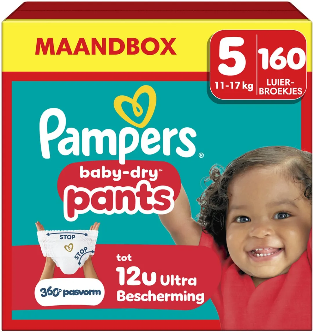 Pampers Baby-Dry Pants Maat 5 - 160 Stuks