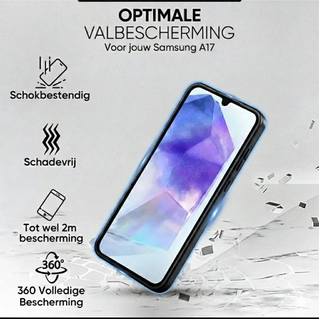 NUVEX Siliconen Hoesje Samsung Galaxy A17 - Zwart - afbeelding 6 van 6