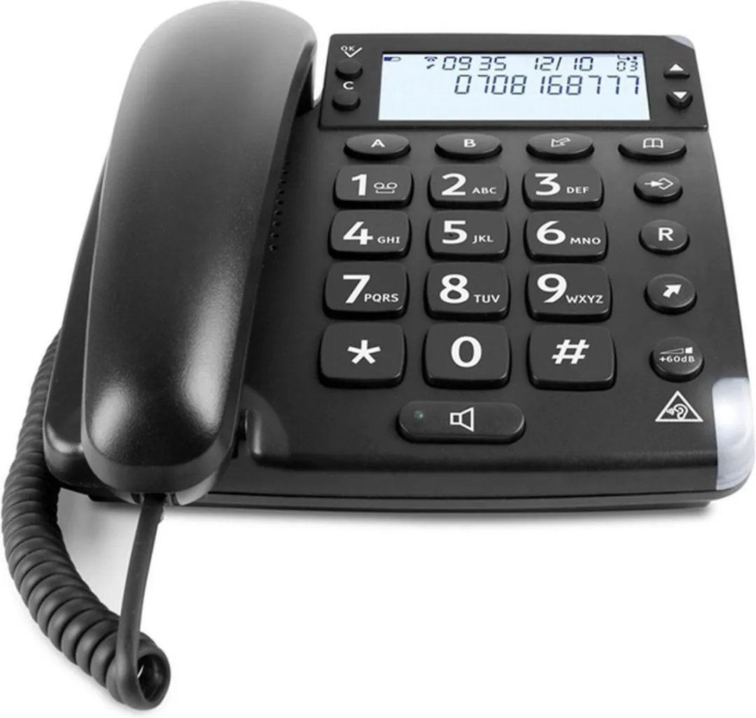 Doro Magna 4000 Telefoon - 60dB Versterking - Antraciet - afbeelding 6 van 6