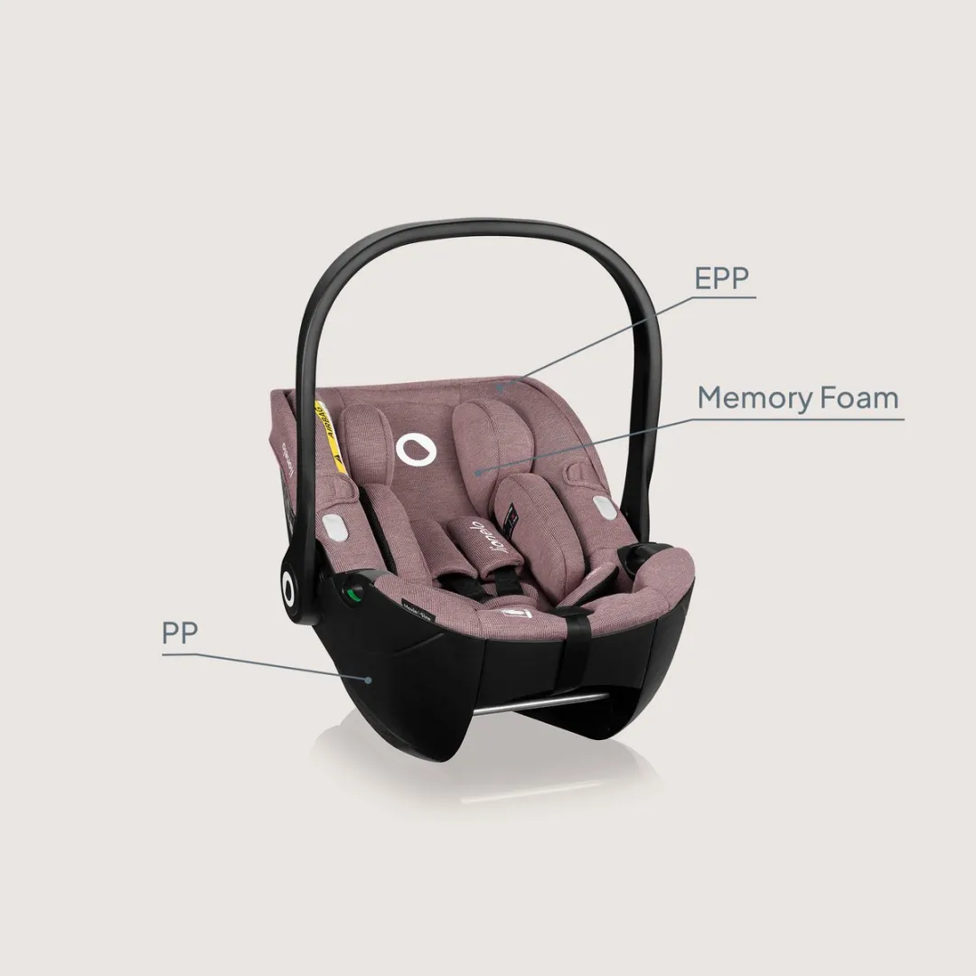 Lionelo Moxie i-Size Autostoel Beige - 40-87cm - Bamboe - 4,3kg