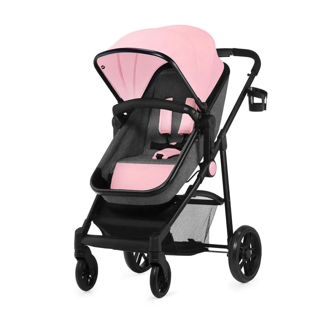 KinderKraft Juli 3-in-1 Kinderwagen inclusief autostoel - Roze