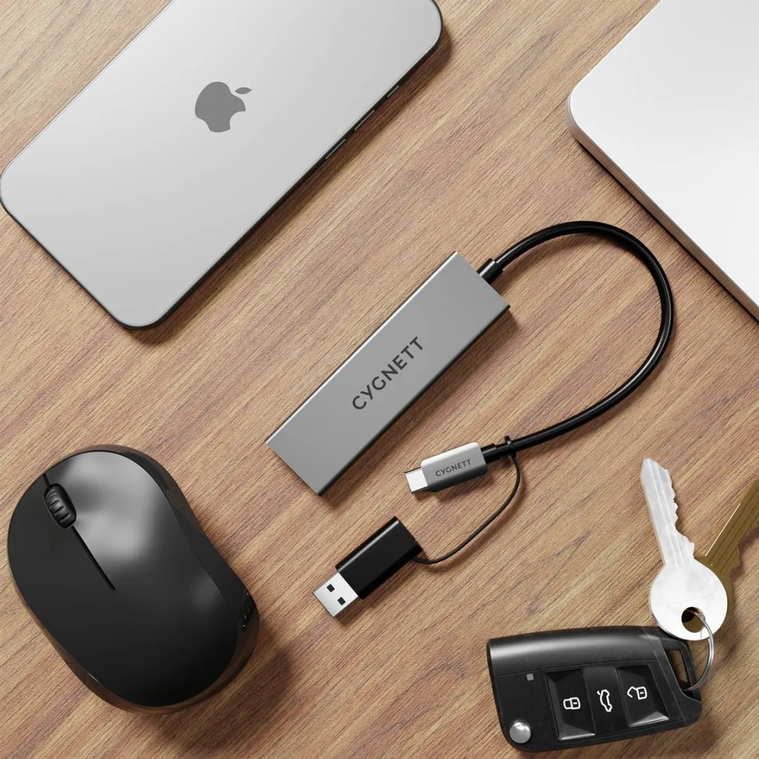 Cygnett Unite CY5388CYHUB Hub - 4x USB 3.0 - afbeelding 2 van 3