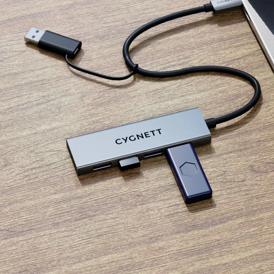 Cygnett Unite CY5388CYHUB Hub - 4x USB 3.0 - afbeelding 3 van 3