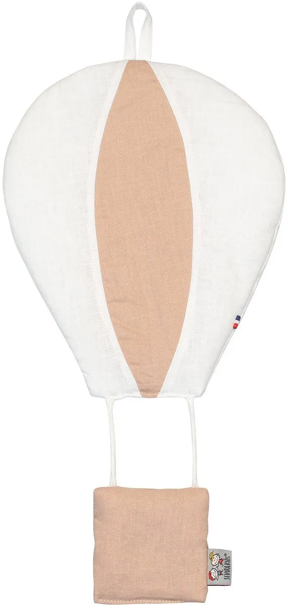 Sevira Kids - Bicolore decoratieve muurballon van linnen - Vissen