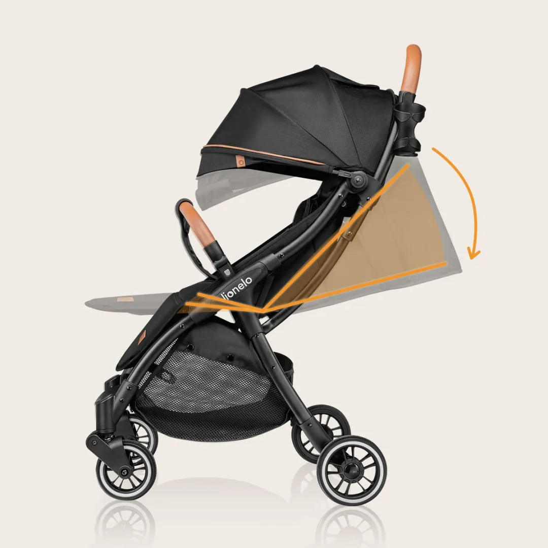 Lionelo Julie One Kinderwagen - Automatisch Opvouwbaar - 22 kg - Grijs