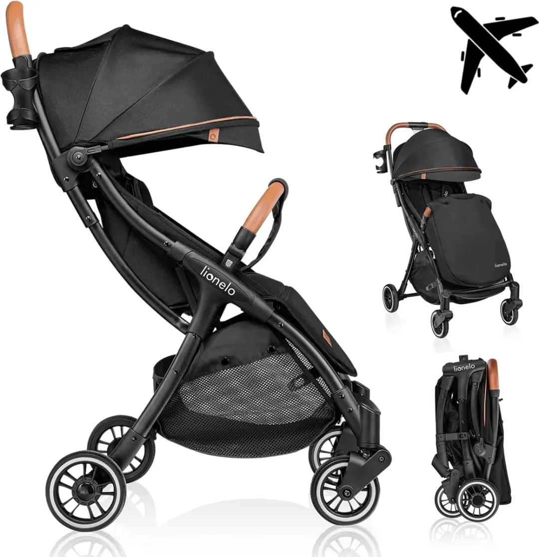 Lionelo Julie One Kinderwagen - Automatisch Opvouwbaar - 22 kg - Grijs