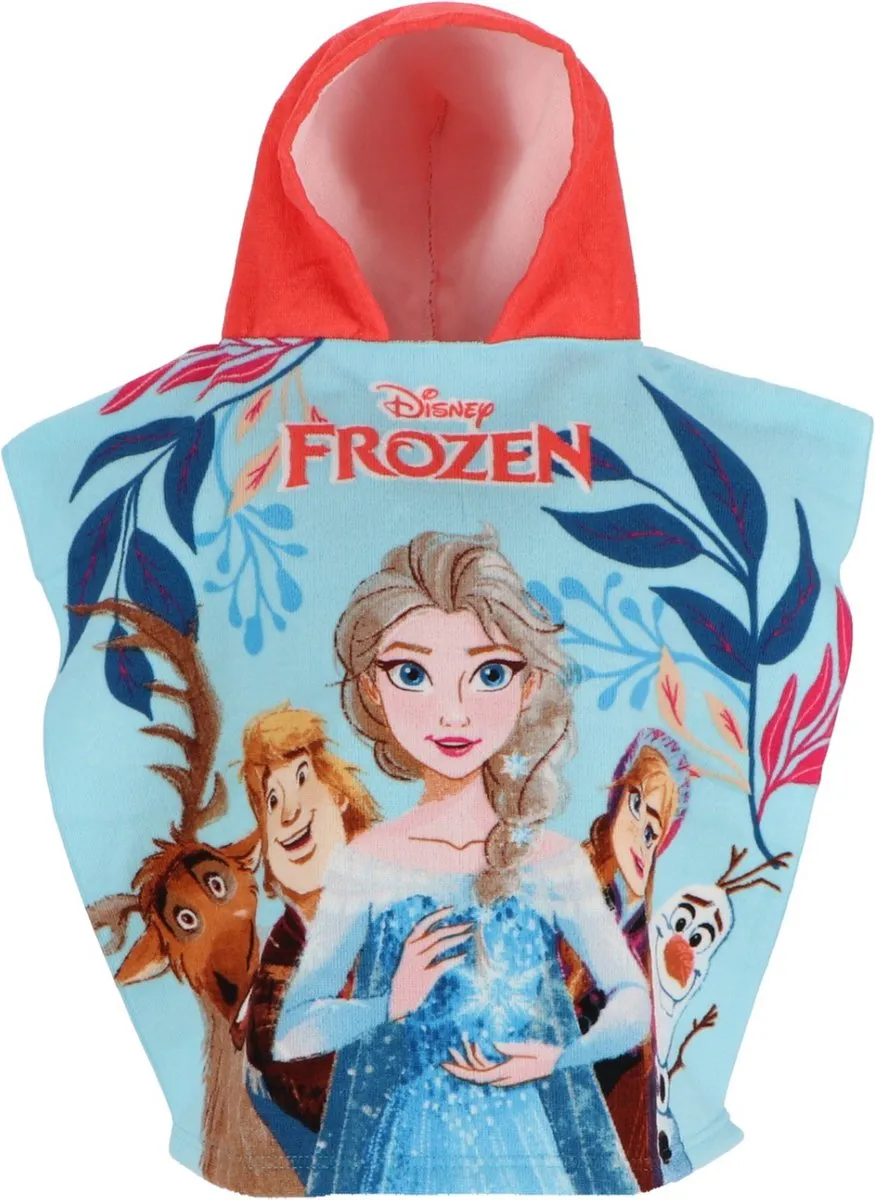 Disney Frozen Poncho - One Size - Multi Colour