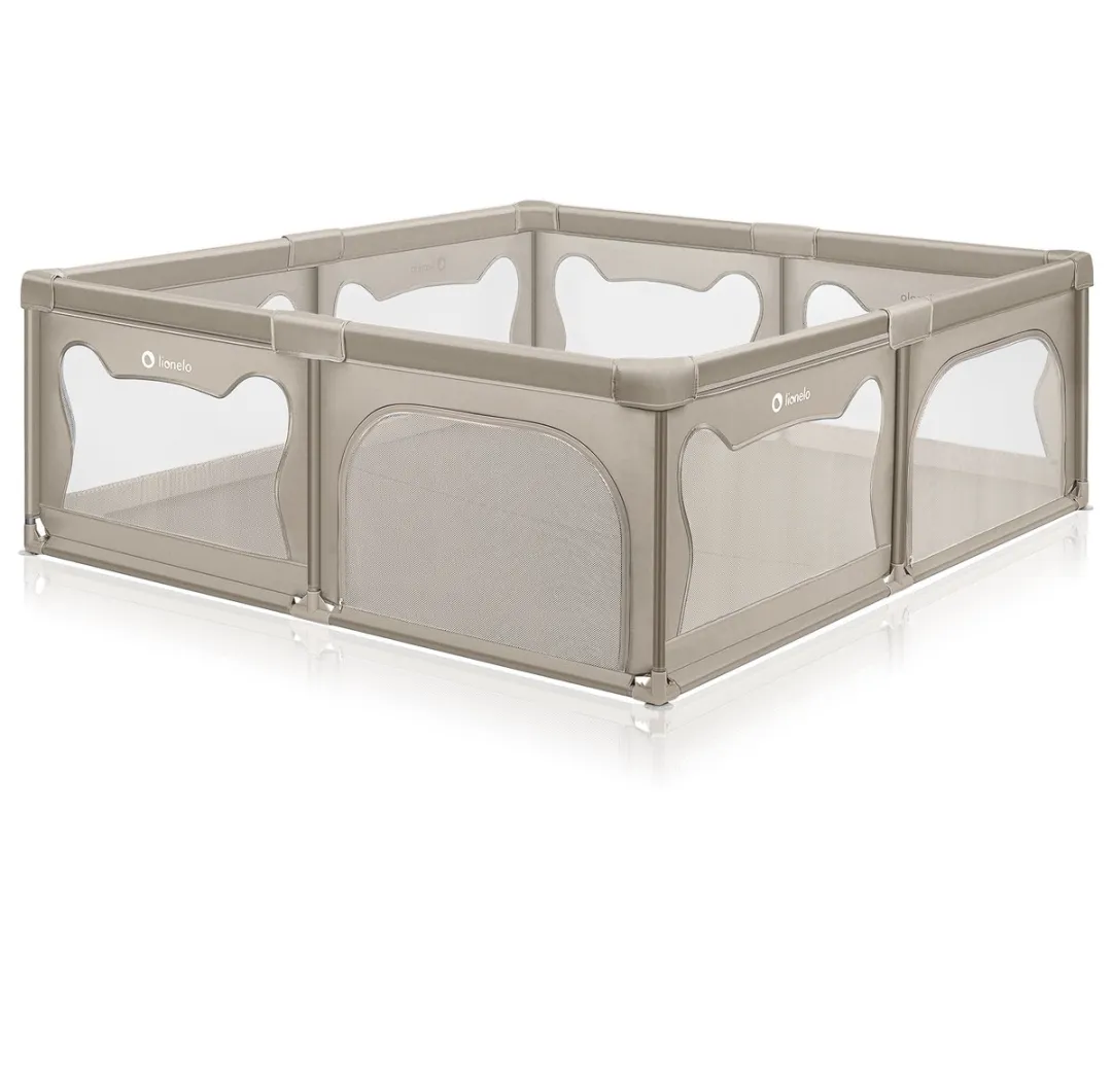 Lionelo Willow Grondbox XL Speelmat 187x207cm - Beige