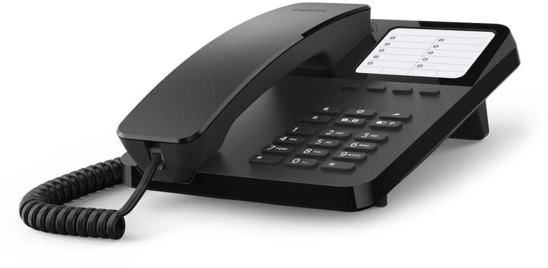 Gigaset Vaste Telefoon 400 - 14 Geheugens - Zwart