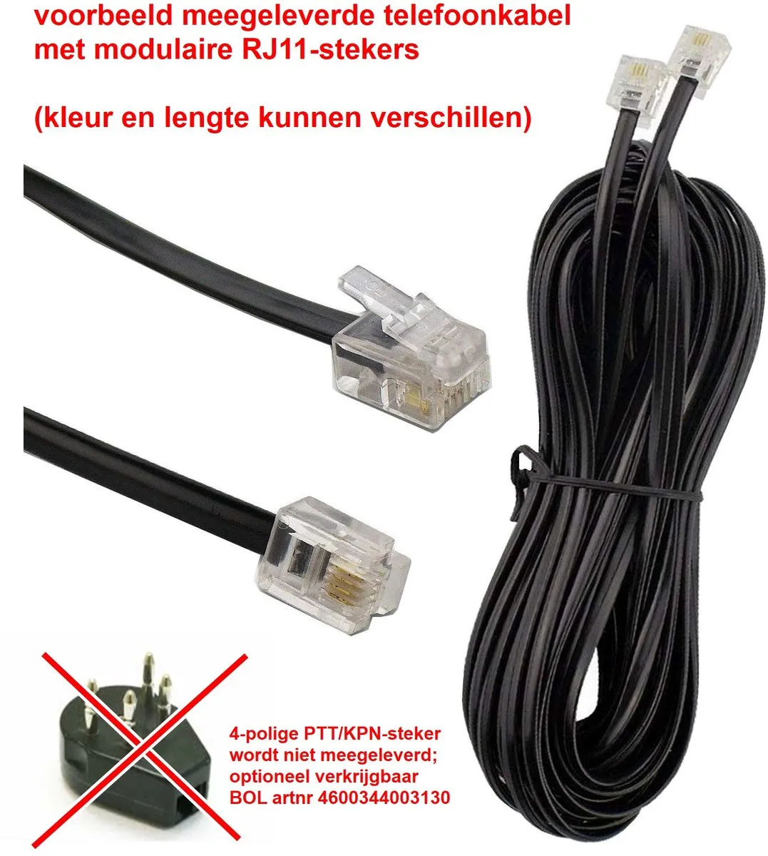 Gigaset Vaste Telefoon 400 - 14 Geheugens - Zwart