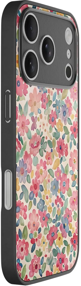 Casevibes iPhone 17 Pro Hoesje Pastel Garden - Multi