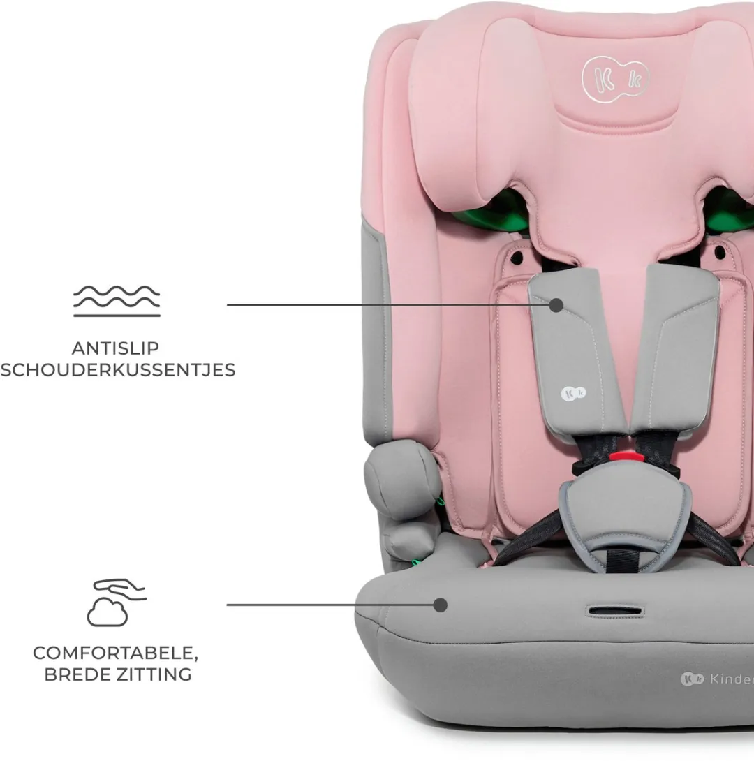 KinderKraft I-COMFY 3-in-1 Autostoel 76-150cm R129 Roze