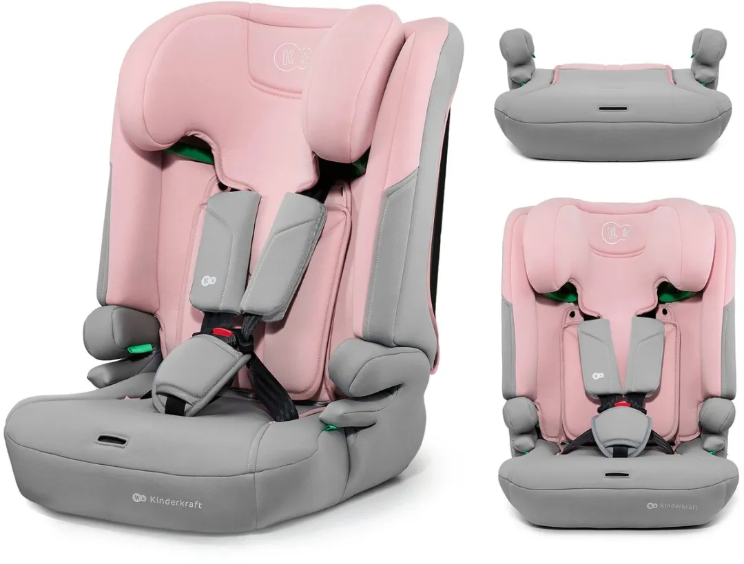 KinderKraft I-COMFY 3-in-1 Autostoel 76-150cm R129 Roze