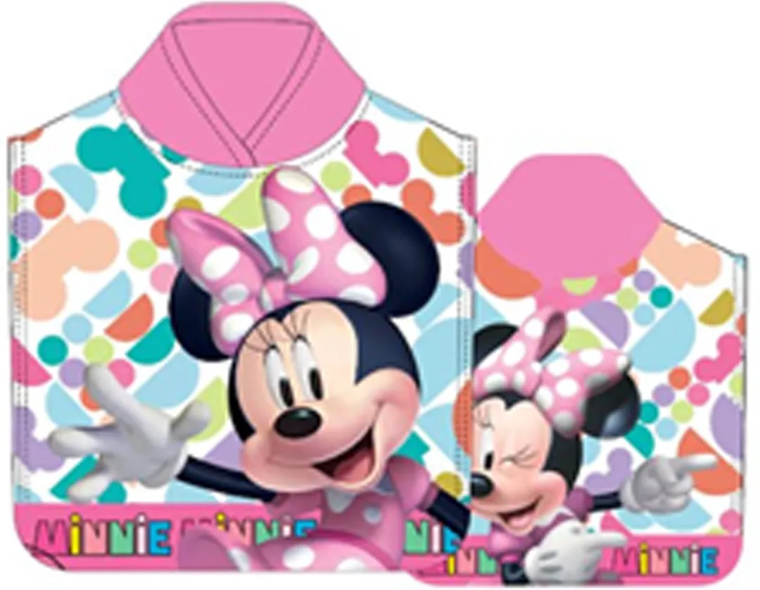 Disney Minnie Mouse Badponcho - Multi - 50x100cm