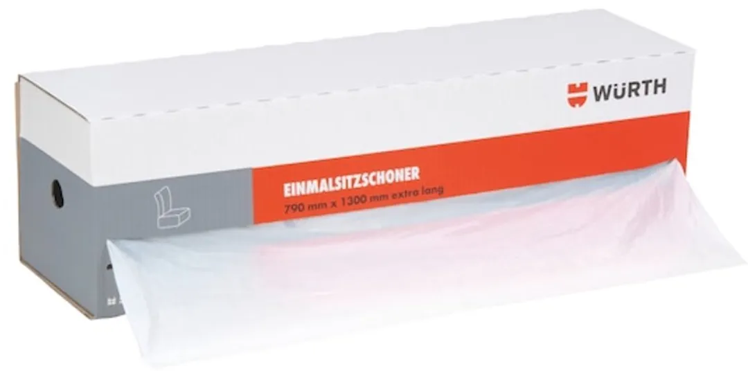 Würth Stoelbeschermer PE op rol - Wit