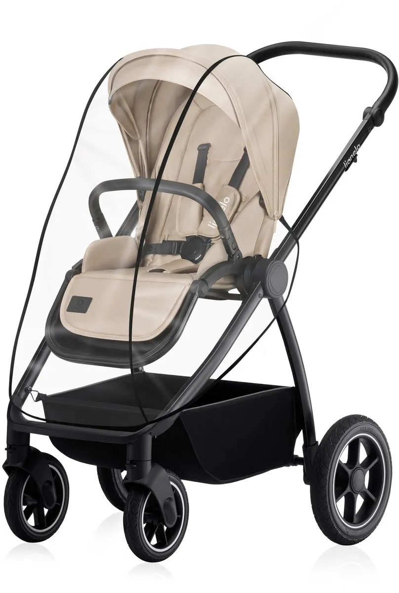 Lionelo Meril 2in1 Kinderwagen - Buggy- XL Reiswieg & Wandelwagen - All-Terrain Wielen - UPF50+ - Compleet Accessoireset