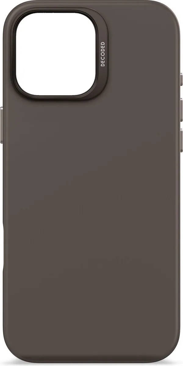 Decoded Siliconen Hoesje iPhone 15 Pro Max - Phantom Zwart