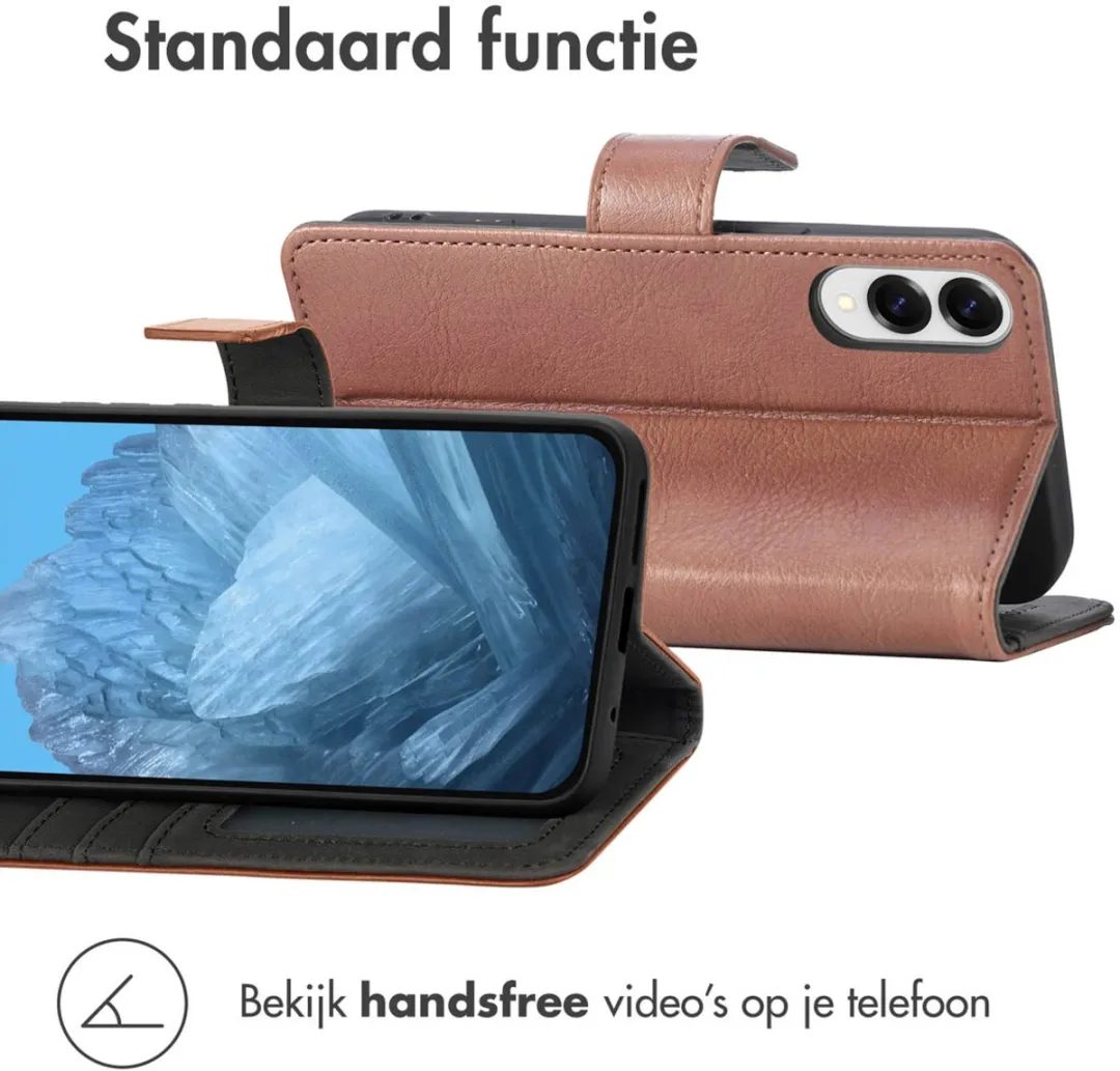 Imoshion Hoesje Samsung Galaxy S25 Edge - 3 Pasjes - Bruin