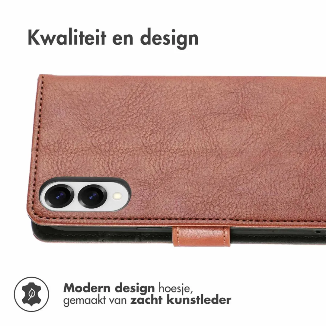 Imoshion Hoesje Samsung Galaxy S25 Edge - 3 Pasjes - Bruin