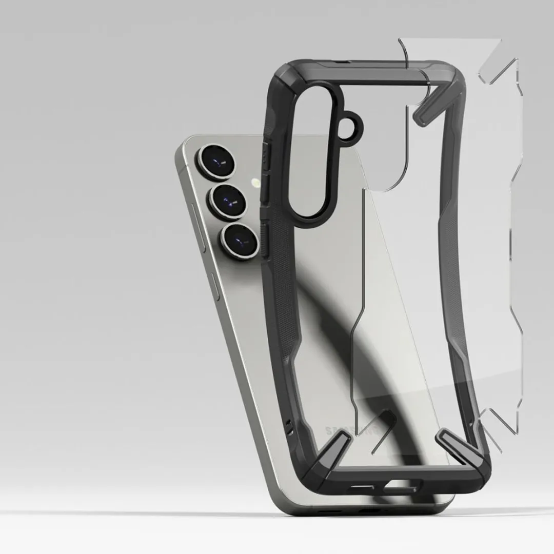 Ringke Fusion X-Hoesje Samsung Galaxy S25+ - Transparent