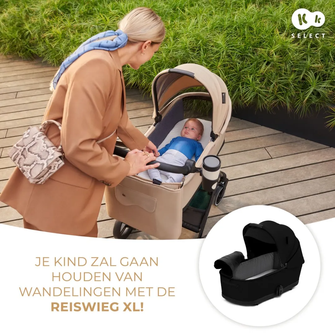 KinderKraft YOXI 2-in-1 Kinderwagen - Zwart