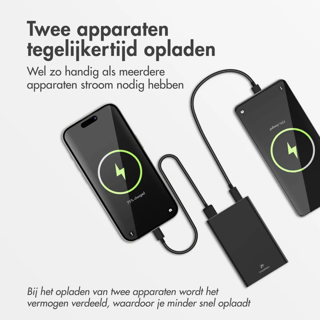 Imoshion Ultra Mini Powerbank 10000mAh SH00071177 - 22.5W - Zwart