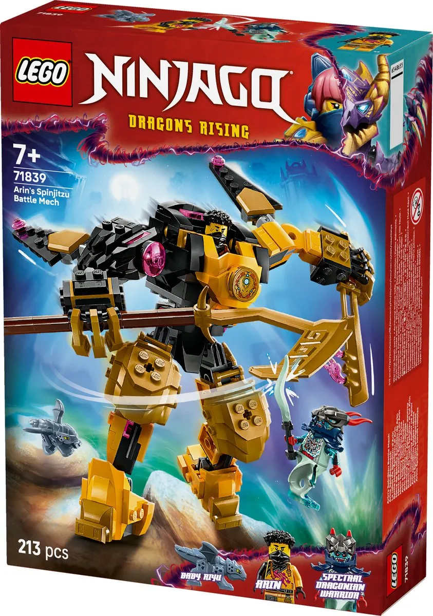 LEGO Ninjago Arins Spinjitzu Strijdmecha 71839 - 213 Stukken - afbeelding 6 van 6