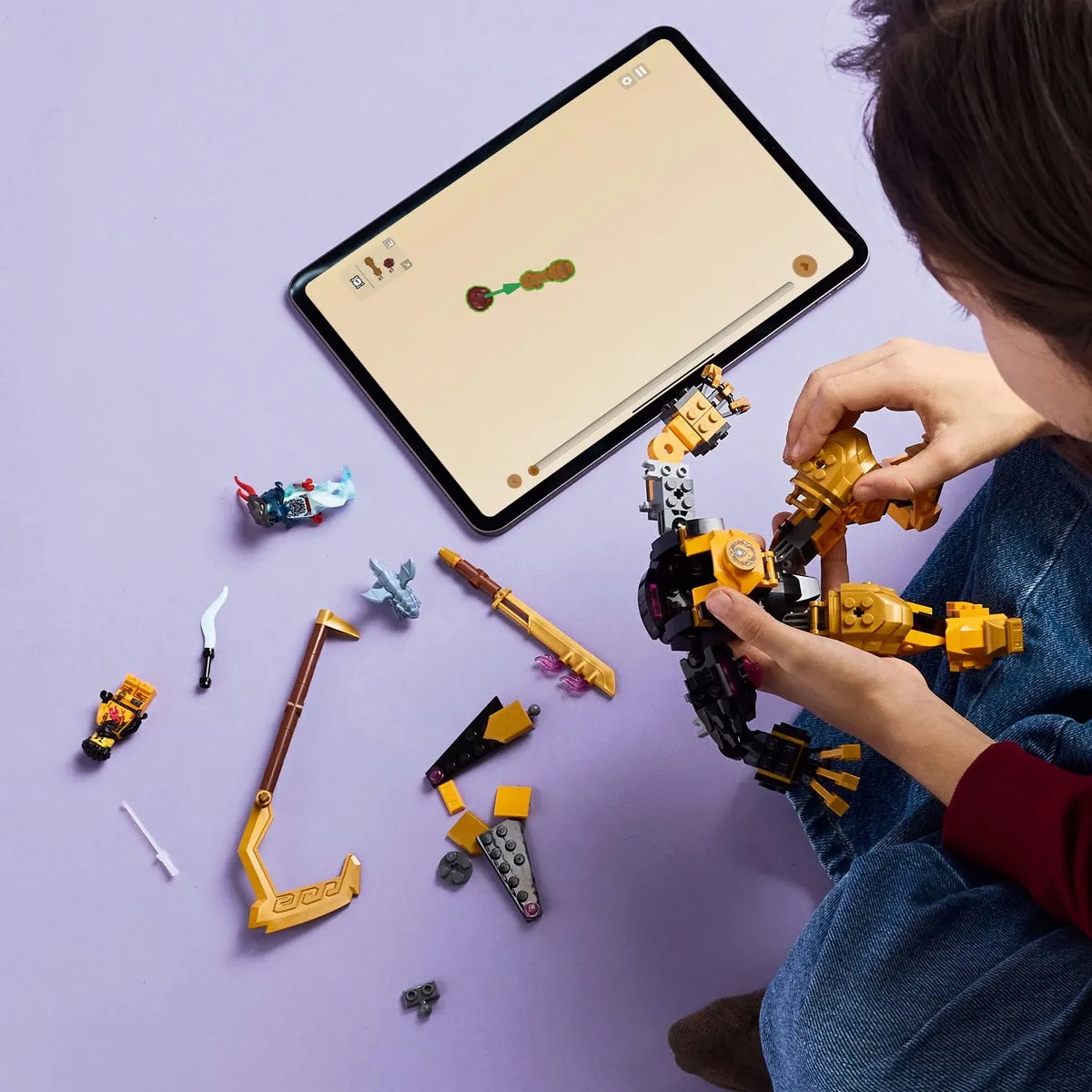 LEGO Ninjago Arins Spinjitzu Strijdmecha 71839 - 213 Stukken