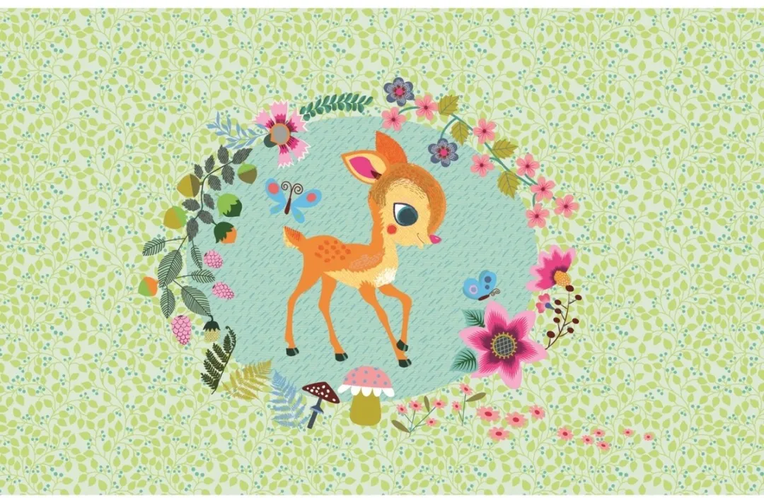 Djeco Wondermooie Muziekdoos Hertje - Multicolore